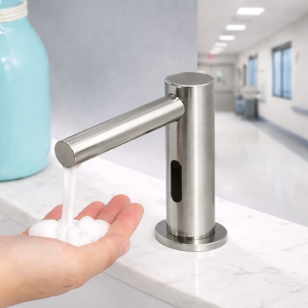 Fontana Reno Wall Mounted Touchless Automatic Soap Dispenser hardware image